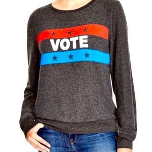 NWOT WildFox women’s sweatshirt VOTE size SMALL.never worn